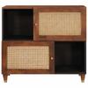 Sideboard Brown 80 x 33.5 x 75 cm Solid Mango Wood