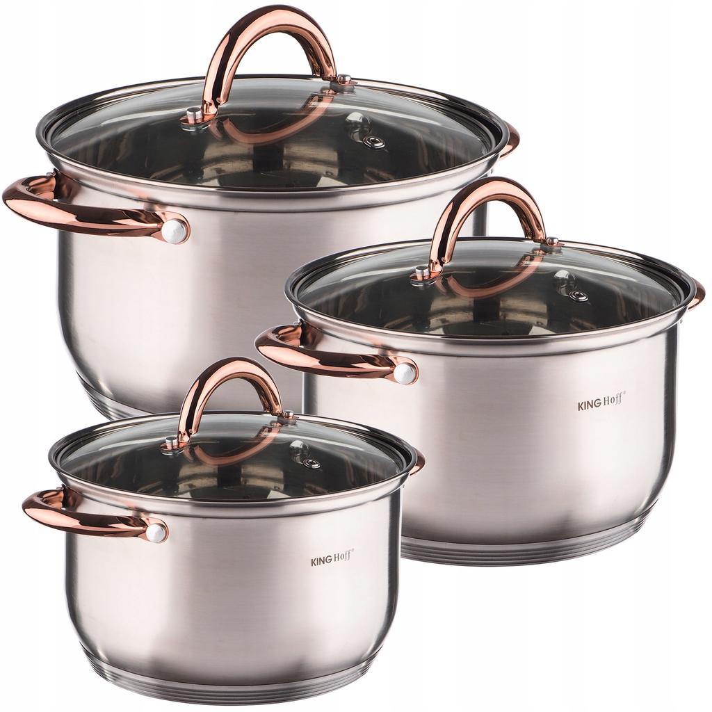 Kinghoff Kh-1761 Pot Set (6 Pieces) 1 Pc