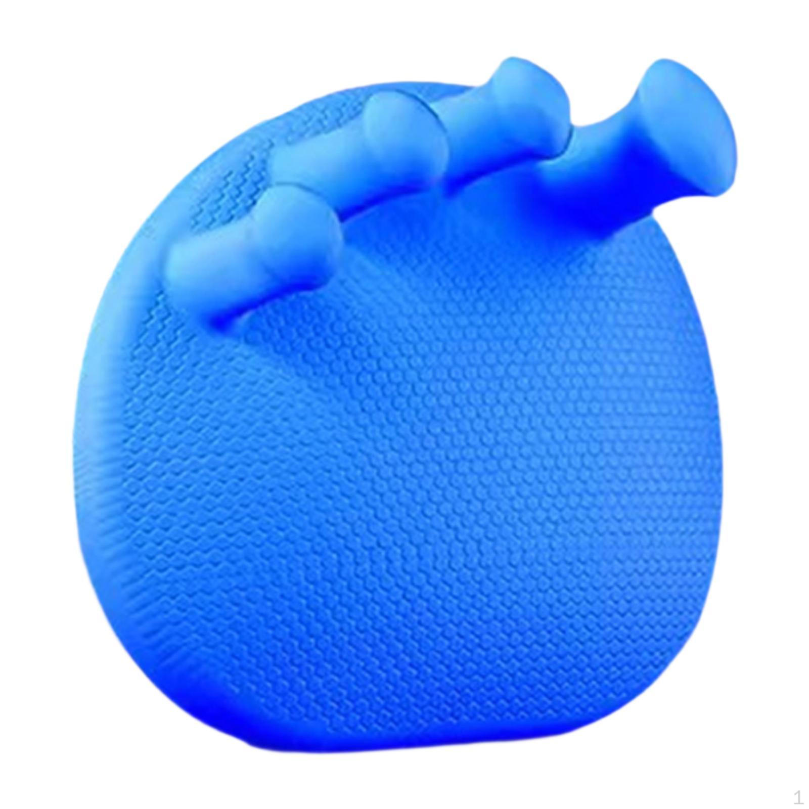 

Разделители для пальцев ног Портативный многофункциональный тренажер для фитнеса и йоги для плоскостопия синий