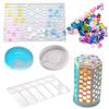 Hexagonal Light Resin Molds Mosaic Shape Decor Box Silicone Molds for Epoxy Resin Casting DIY Home Candlestick Ornament