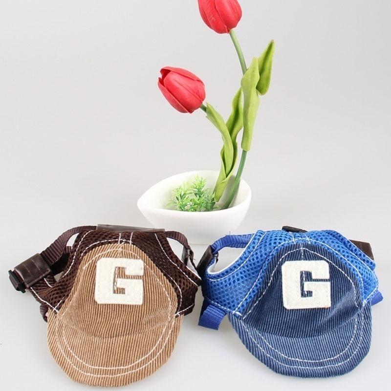 Breathable Baseball Dog Caps Travel Pet Dogs Sports Sun Hats Pet Supplies
