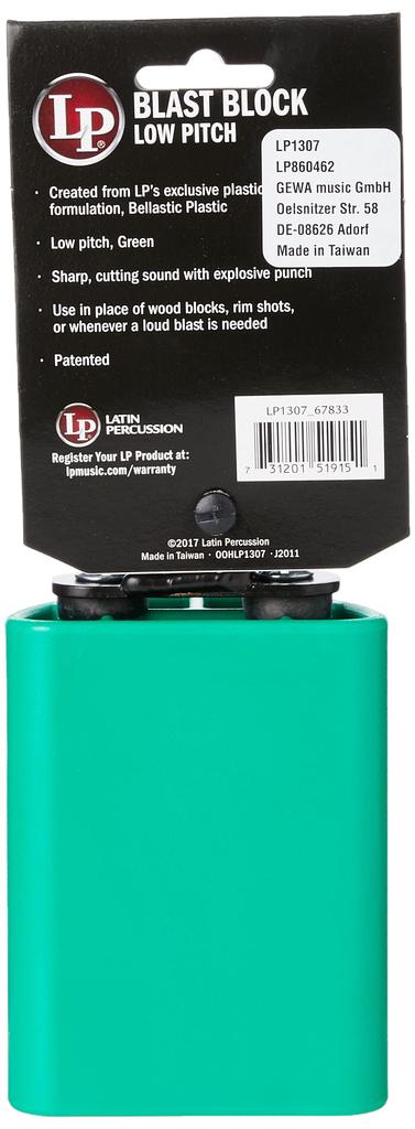 LP Blast Block Low Pitch, Green LP1307