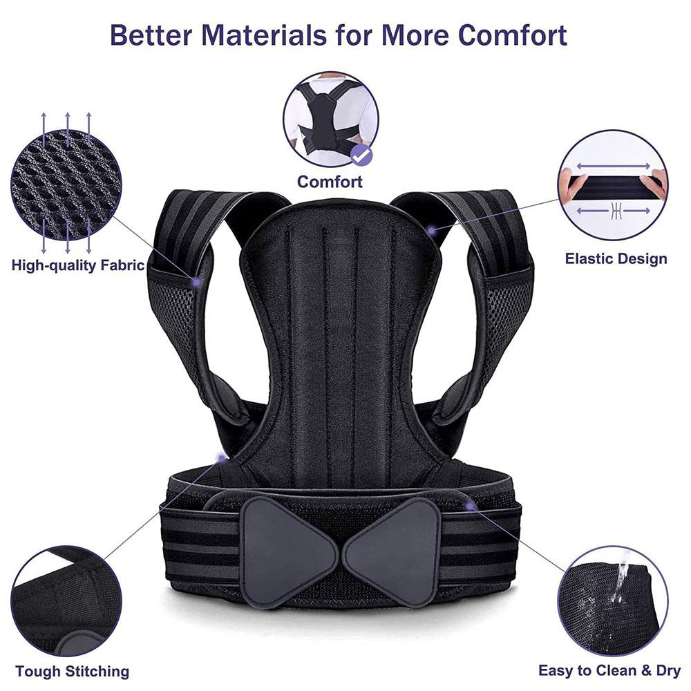 Posture Corrector For Men And Women, Back Brace For Posture, Adjustable And Comfortable, Pain Relief For Back,Shoulders,Neck