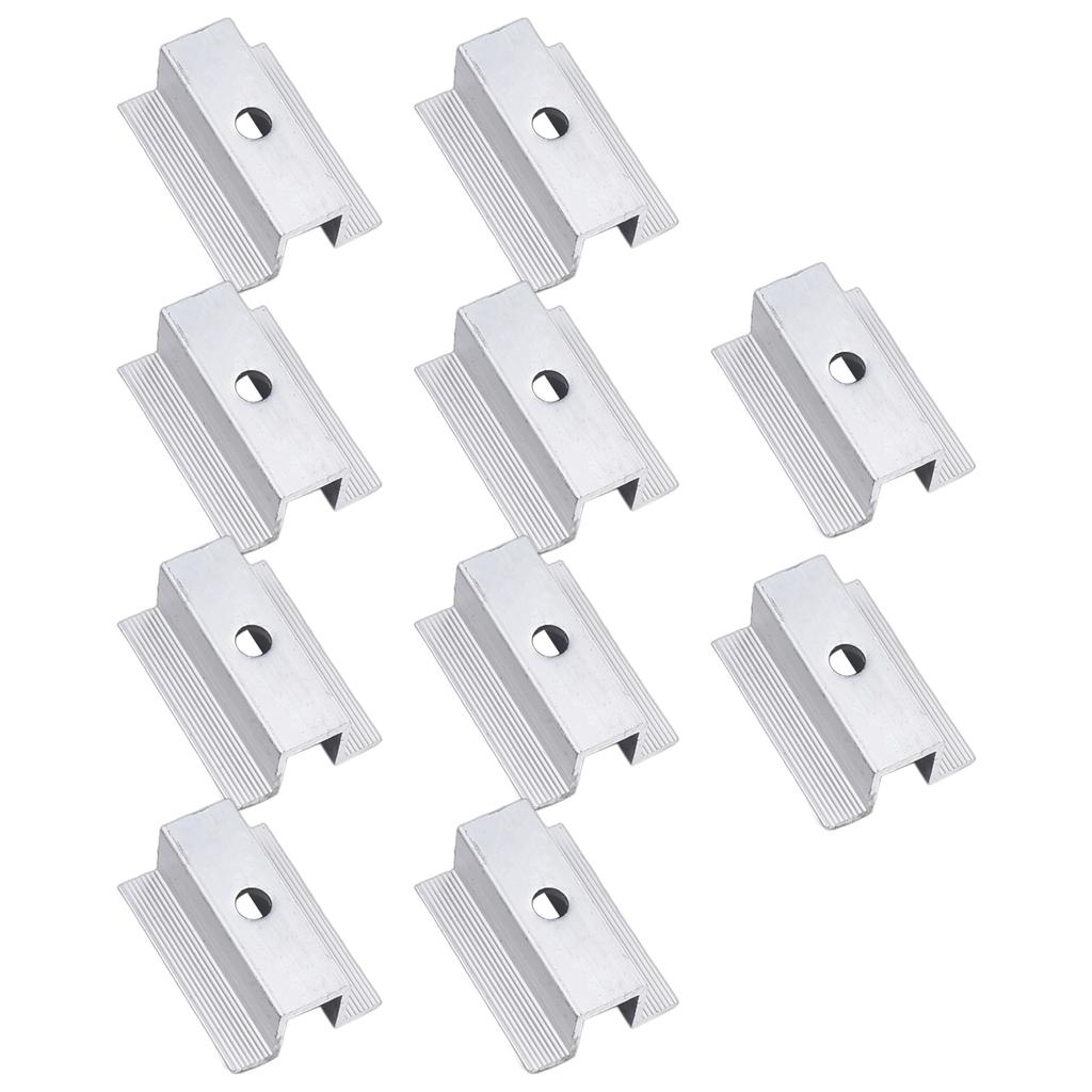Light Weight Silver Aluminum Alloy Solar Middle Clamp Aluminum Alloy High Quality PV For Height 3.5MM Solar Middle Clamp