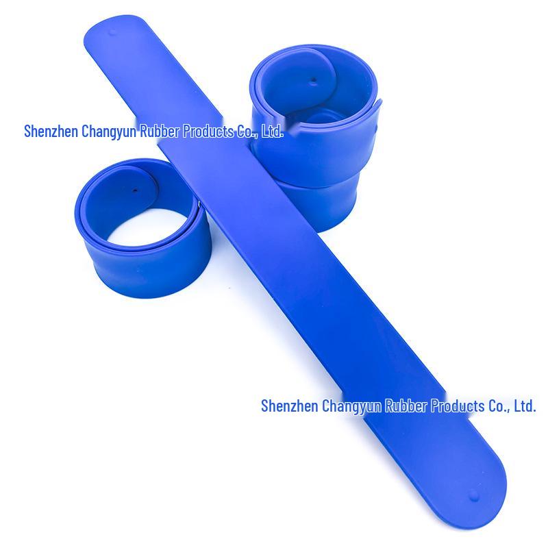 Teenagers  Plush Silicone Wristband - Solid Color Eco-friendly Silicone