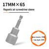 Strong Magnetic Hex Socket Bit Set for Electric & Air Wrench, Deep Extended Rod Screwdriver, Hand Drill