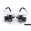 Headband Glasses Magnifier With Led Light 8X 15X 23X Watchmaker Jeweler Loupe