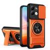 KEYSION Magnetic Phone Case for Xiaomi Redmi 17 4G 5G Slide Camera Protection Upright Kickstand 360° Ring Shockproof Back Cover