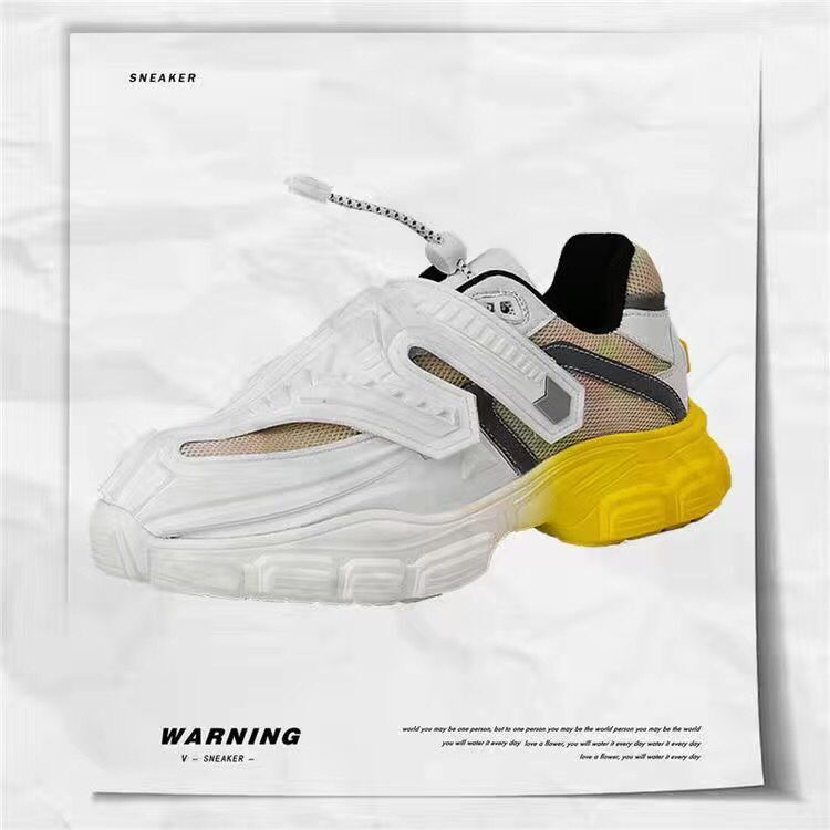 

Men Women Sneakers Breathable Light Soft Thick Training Shoes Couple Athletic Sneakers Unisex Air Cushion Running Shoes 45