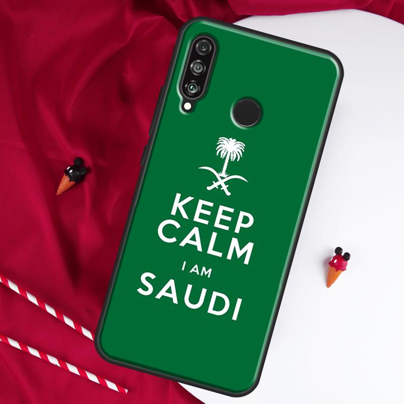 Saudi Arabia Flag For Huawei Nova 9 SE 10 5T Y90 Y70 Y60 Y61 Y91 Y72 12i 12s 11i P60 Pro P20 P30 P40 Lite Case