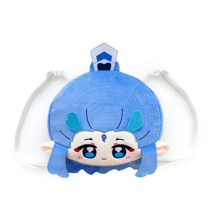

Aobing Ne Zha Plush Backpack Anime Peripheral Children Outdoor Cartoon Schoolbag