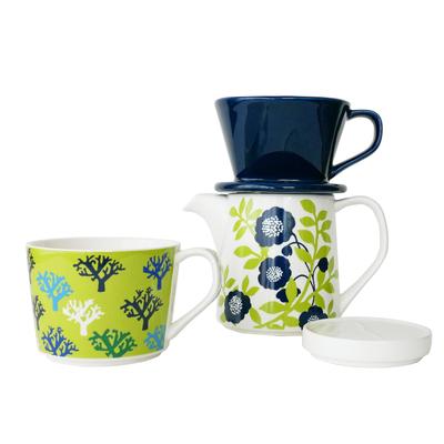 Ensemble de 3 tasses à café Dolce Duo en poterie scandinave, cadeau idéal HU-1285