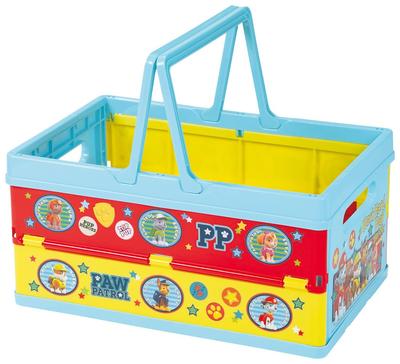 Faltbare Aufbewahrungsbox, Spielzeugbox mit Griff, Stapelbarer Korb, Paw Patrol, 38x25x19.5cm (BWOT13-A)