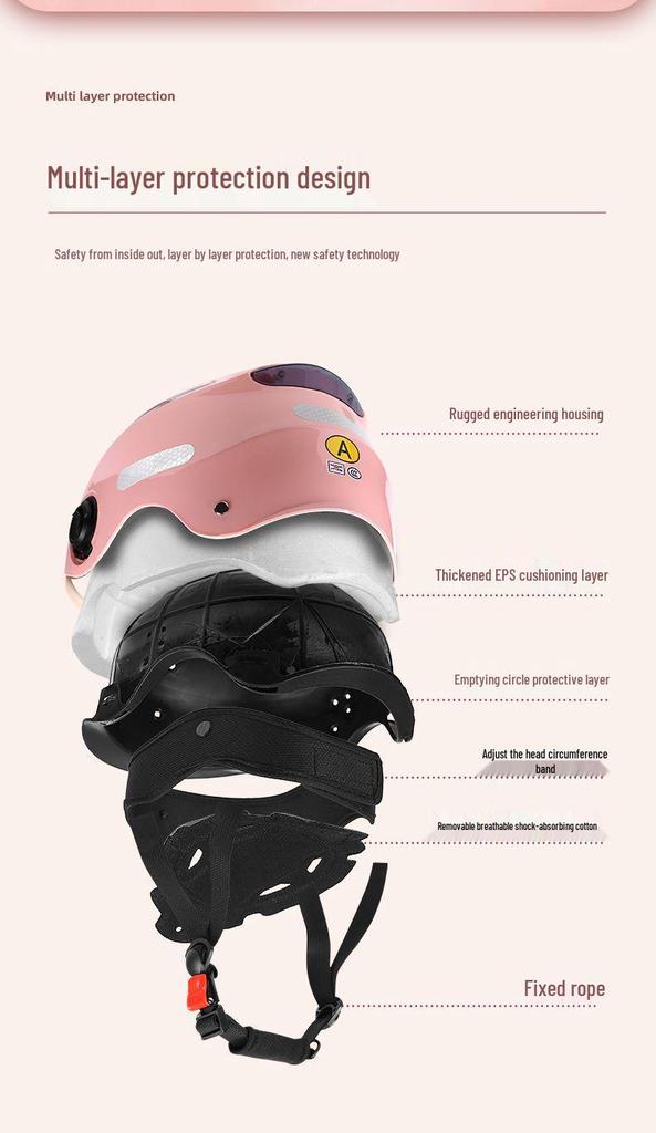 3C Certified Summer Motorcycle Helmet with UV Protection for Men & Women