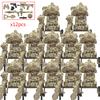 Military Figures Soldier Building Block SWAT Special Forces Assault Team Camouflage Troops Vehicle Bricks Toy