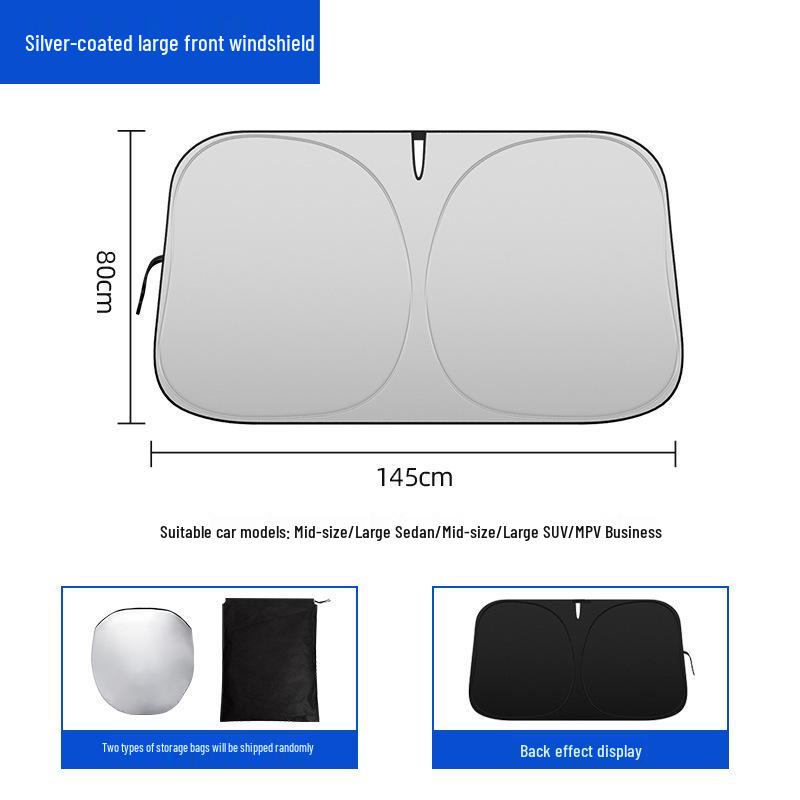 Car Sunshade Front Windshield: Sun Protection & Heat Insulation
