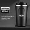 Coffee Cup Stainless Steel Car Thermos Water Bottle Travel Mug For Mini Cooper JCW Works F54 F55 F56 F57 F60 R50 R52 R53 R55 R56