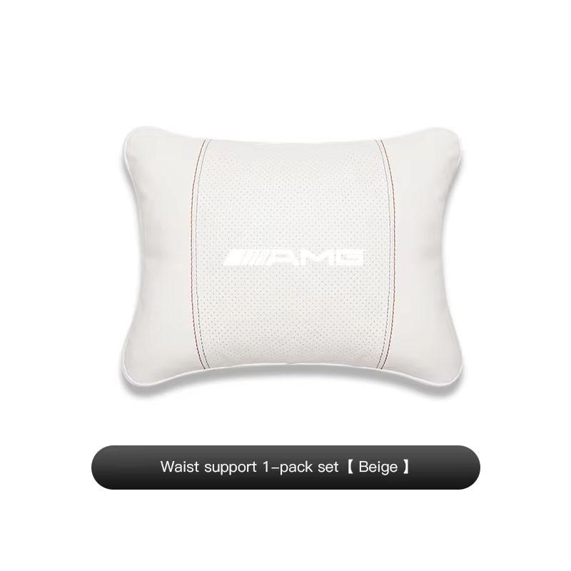 ZLLB1 AMG Car For Mercedes Benz AMG W203 W206 W220 W205 W211 W212...TireValve.Headrest/Lumbar Support Auto Neck Pillow Waist Cushion..