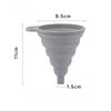 1Pcs Kitchen Mini Silicone Gel Foldable Funnel Hopper Cooking Kitchen Gadgets