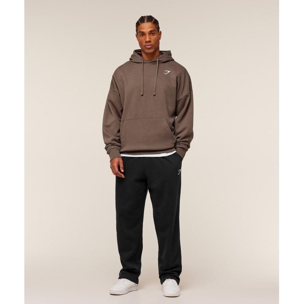 Gymshark Hanorac supradimensionat Crest Maro moale A5a8o Nbzv