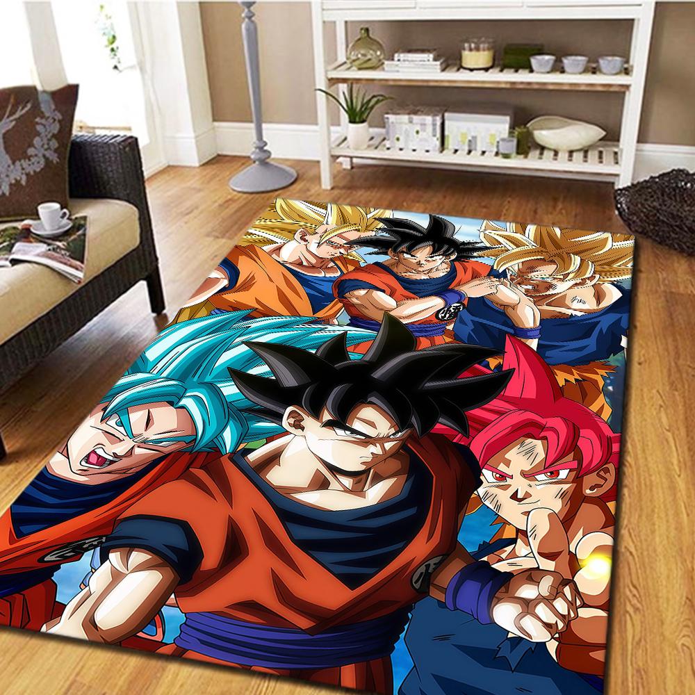 

Son Goku Anime Home Decor Carpet, Bedroom Floor Rug, Digital Printing Movie Mat, Large Play Mat -HYQ31 60x90cm