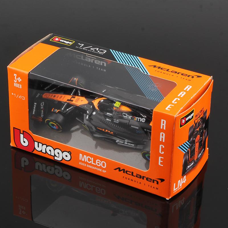 ABAC1 Bburago 1:43 2023 F1 Model RB19 W14 SF23 C43 A523 AMR23 Racing Alloy Car Toy Red Bull Mercedes Alfa Romeo Apline