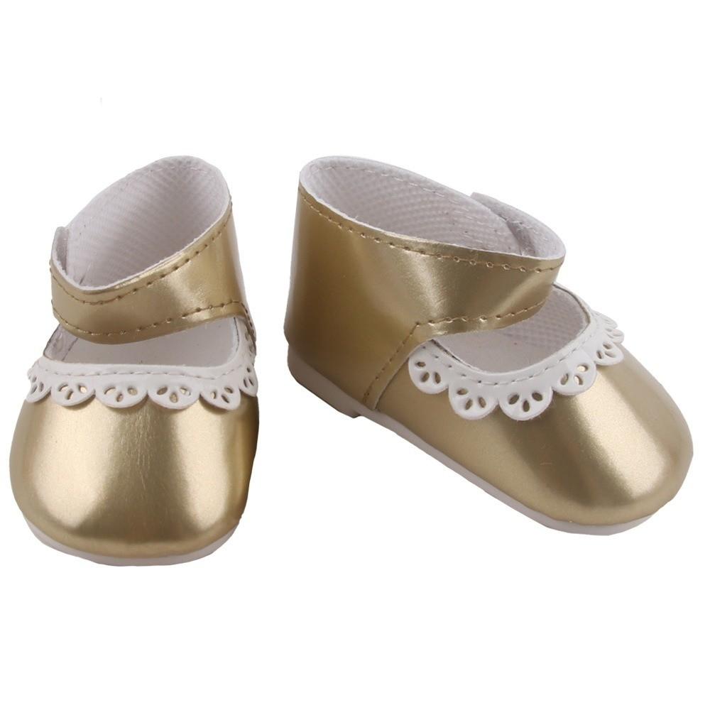 Pu Leather Doll Shoes 8cm Size Mini Gossip Shoes Baby Shoes Reborn Doll Shoes  Girl Dolls