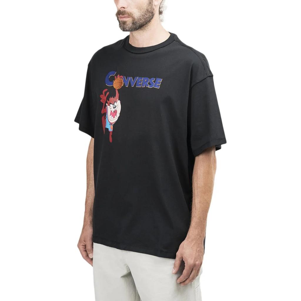 Converse X Space Jam: Ein neues Legacy Court Ready T-Shirt Asien-Größe 'Schwarz' Herren 10023071-A01
