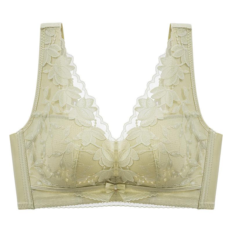 Sexy Lace Bra Women's Thin Anti Sagging Bra No Steel Ring Bra