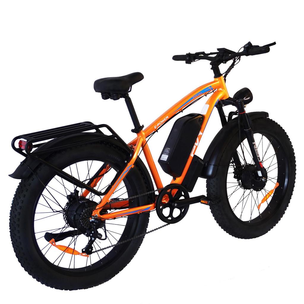 PVY MAX26 Adult City Electric Bicycle 1200W Dual Motor 48V30Ah Battery Off-Road Electric Bike 26 Inch Pneumatic Tire  Mountain e-Bike