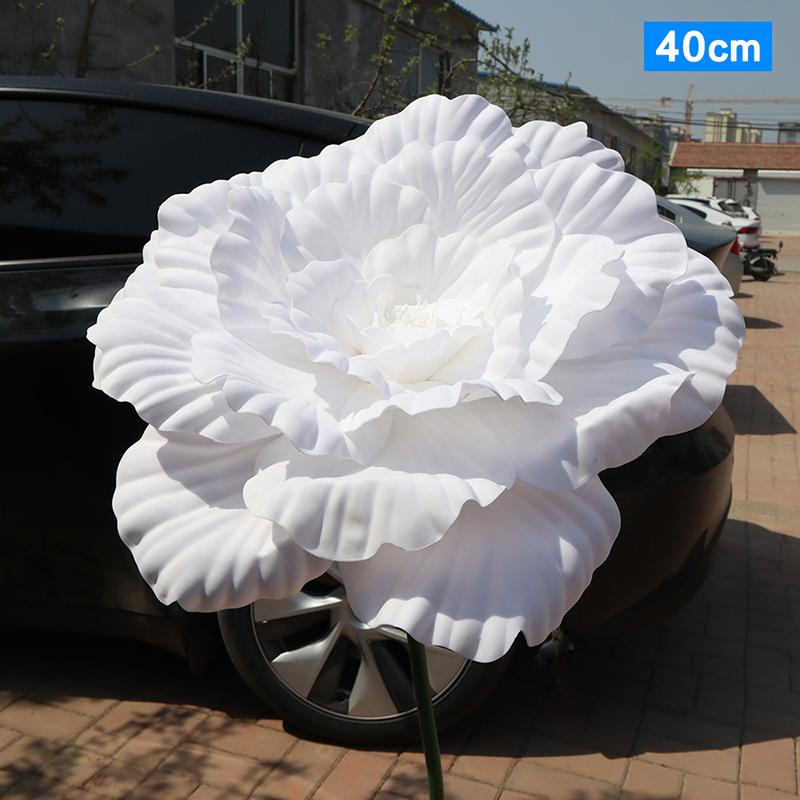 30/40cm Künstliche Pfingstrose Hochzeitsfeier Große Blumen-Show-Requisiten DIY-Fälschung Blumen Hochzeitsfenster Hintergrundwand Dekoration