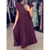 Mode Elegante Frauen Sommer Kleid Plus Größe Rundhals Kurzarm Casual Maxi Kleider Frauen Lose Elegante Einfache Dame Lange Kleid 868