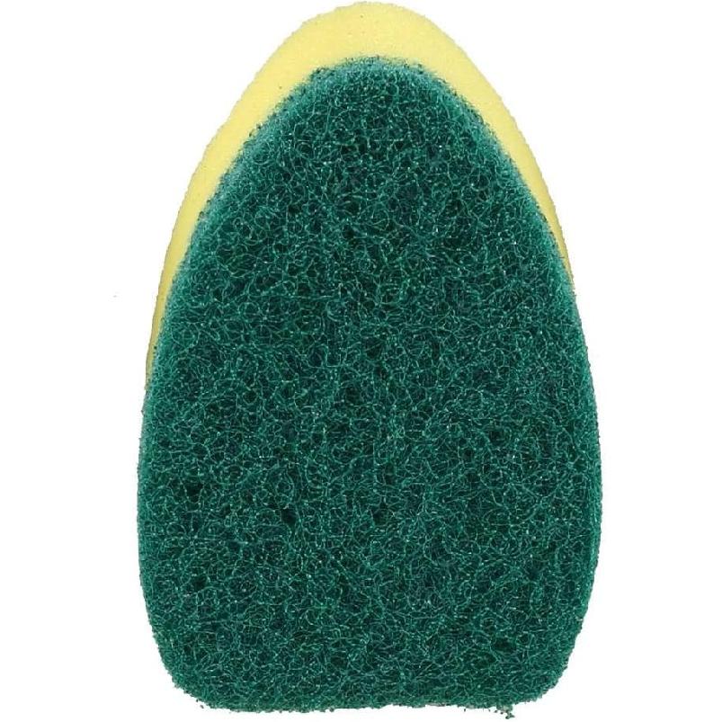 6 Pack Dish Wand Refills Sponge Heads, Brush Replacement Pads for Kitchen Cleaning