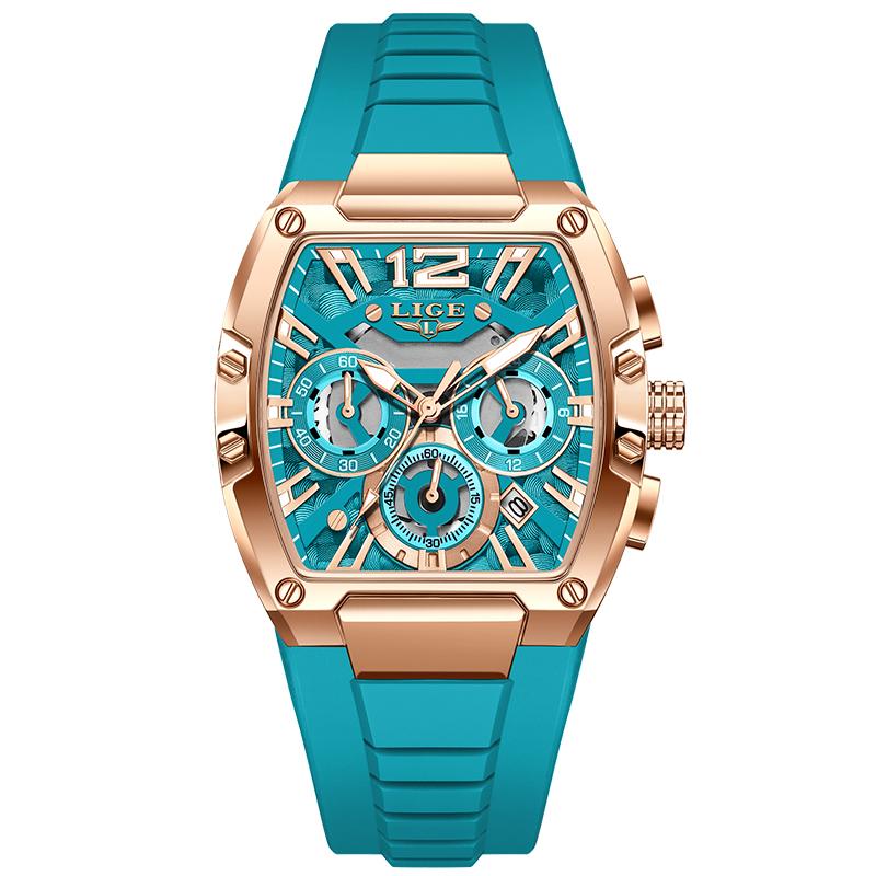 LIGE Watches for Men Fashion Military Watch Men Sport Waterproof Men's Quartz Wristwatch Luxury Luminous Chronograph reloj+BOX