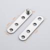 64mm-150mm Door Pivot Hinge Stainless Steel Positive Axis Eccentric Shaft  Door Cabinet Cupboard