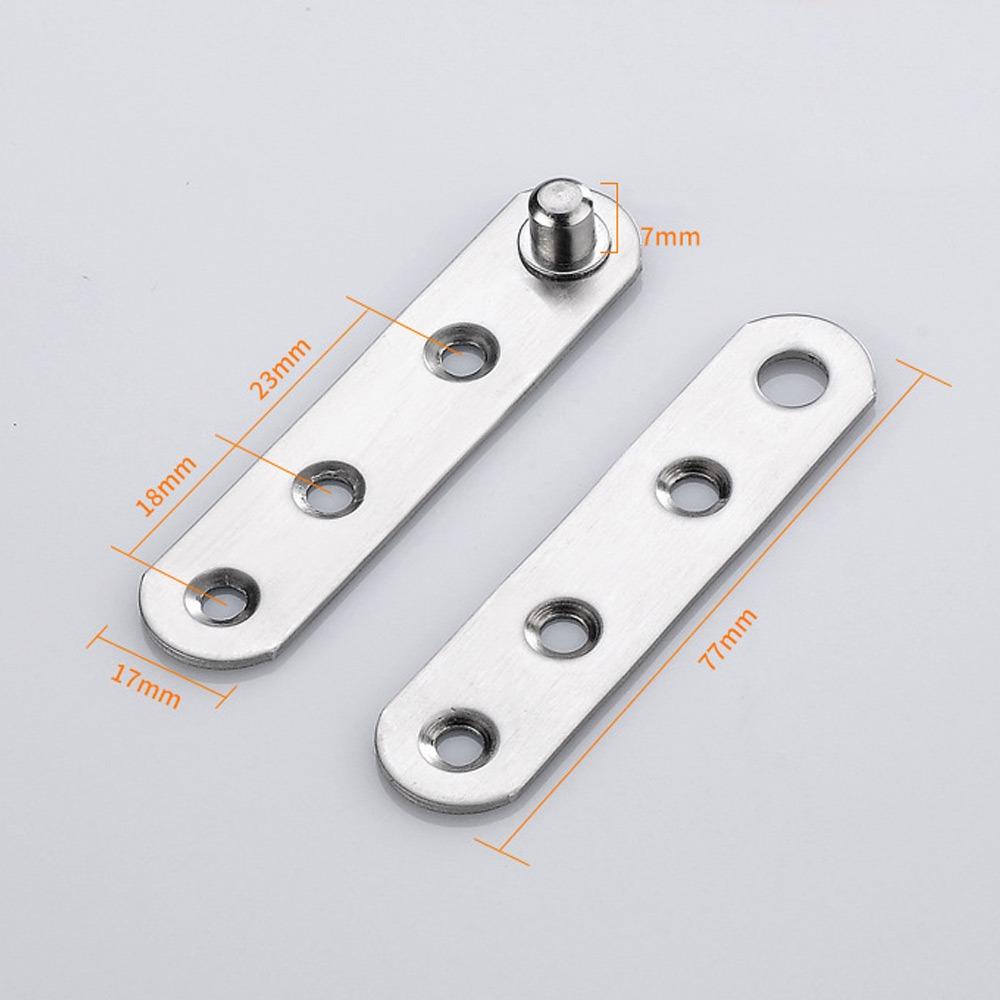 64mm-150mm Door Pivot Hinge Stainless Steel Positive Axis Eccentric Shaft Door Cabinet Cupboard