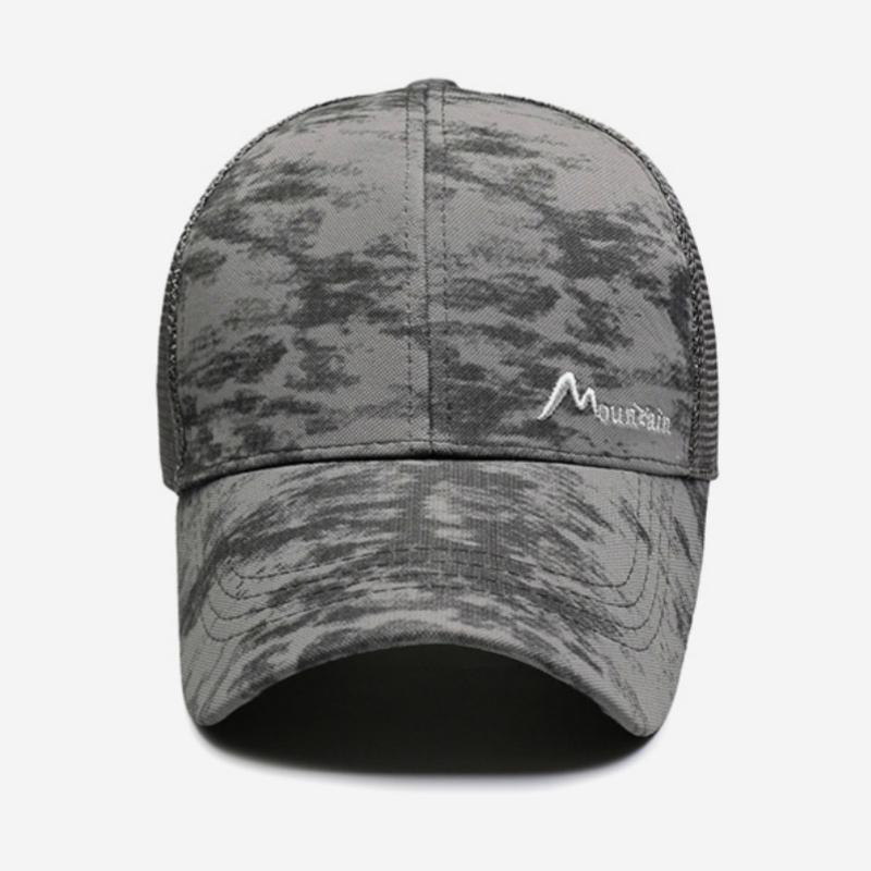 Northwood Men's Summer Quick-drying Breathable Mesh Baseball Cap Outdoor Sun Protection Visor Mesh Cap Peaked Hat