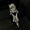 Men's Fashion Skull Finger Rings - Bendable Joint Design In 10 Styles