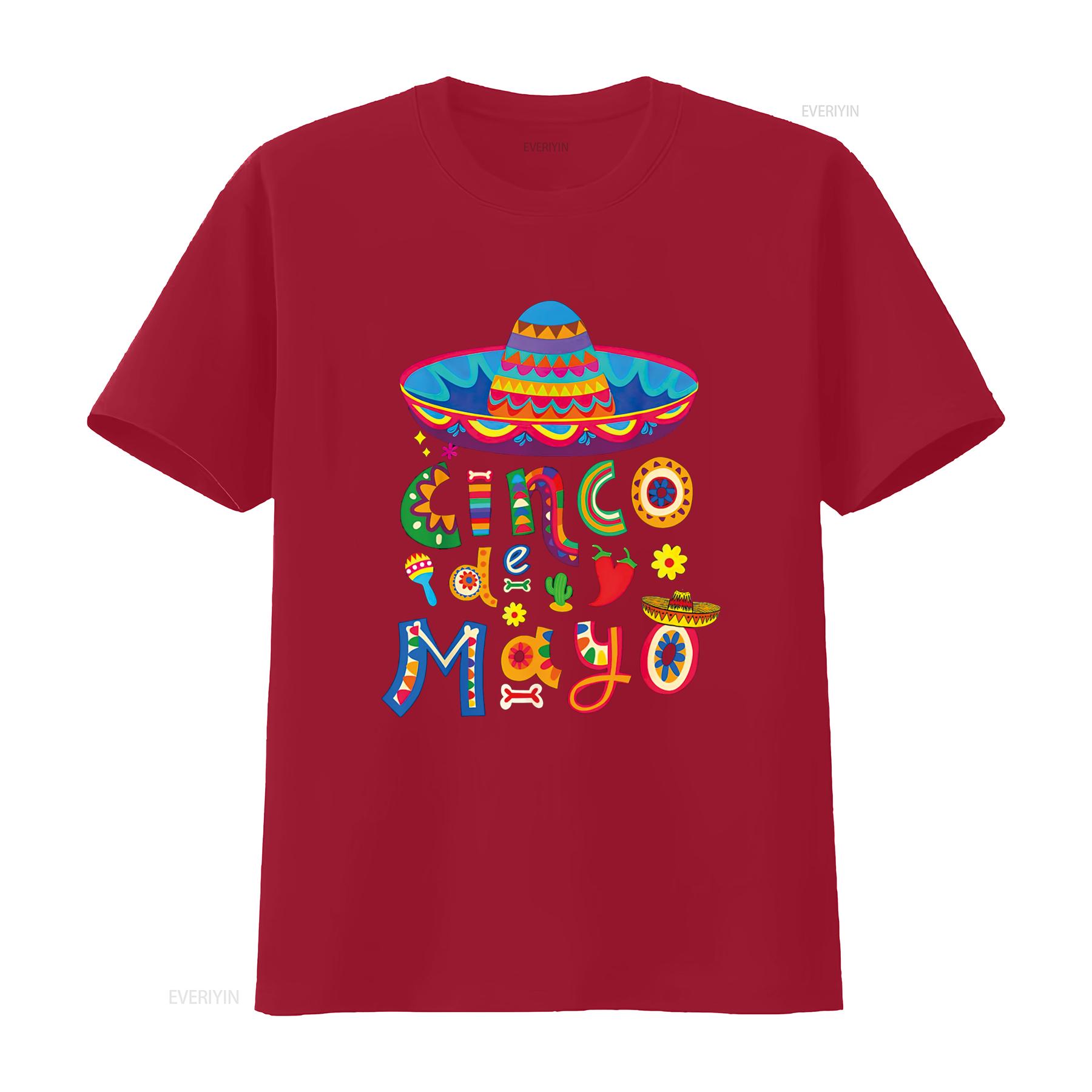 

Cinco De Mayo Mexican Fiesta 5 MayoT T Shirt vintage Washed fashion streetwear Soft Versatile Comfortable Slightly Stretched S