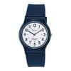 [Citizen Q&Q] 10 ATM Water Resistant Watch (White X Navy) Lightweight Analog Watch for Examinations (Urethane Belt/Easy To Read Dial) Men's VS04-001