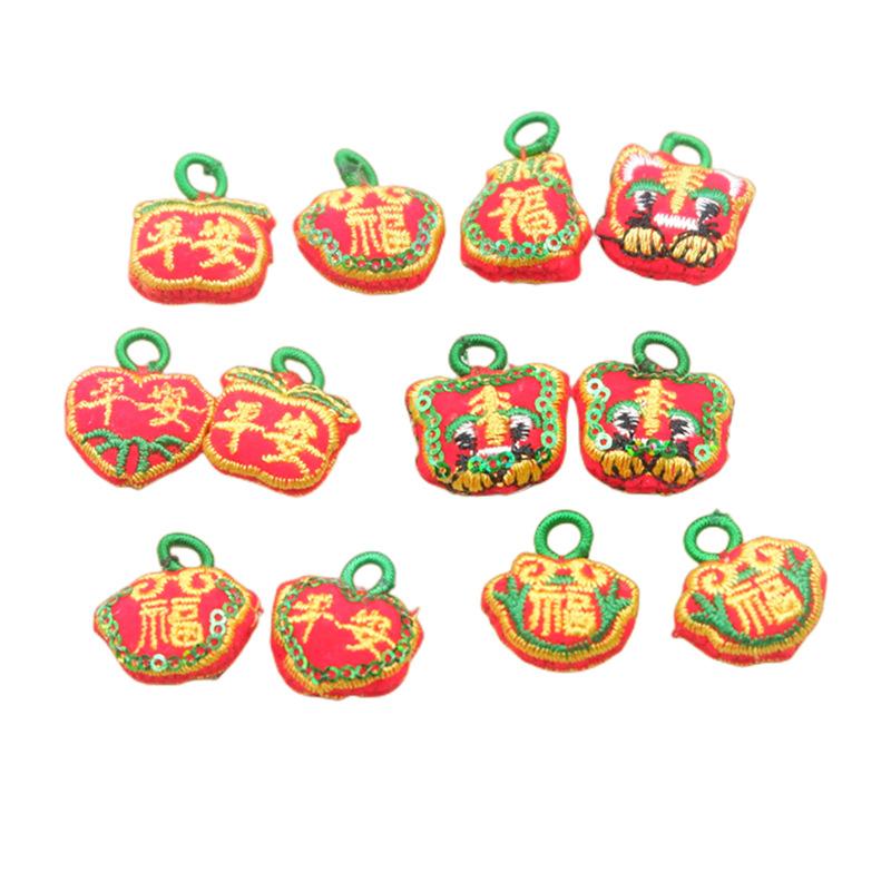 Dragon Boat Festival Diy Bracelet Small Zongzi Accessories Material Handwoven Tiger Sachet Pendant Hand Rope Accessories