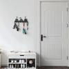 Animal Shaped Key Holder Wall Mount Hook Metal Iron Paw Print Hanger for Entryway Decorative Storage Organizer