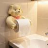 Cartoon Dog Toilet Paper Holder Wall Mounted Bathroom Tissue Dispenser For Home And Kids Room Decoration