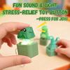 Rechargeable Fidget Toy Keychain With Sound And Light Cute Cartoon Animal Stress Relief Backpack Pendant Novelty Birthday Gift