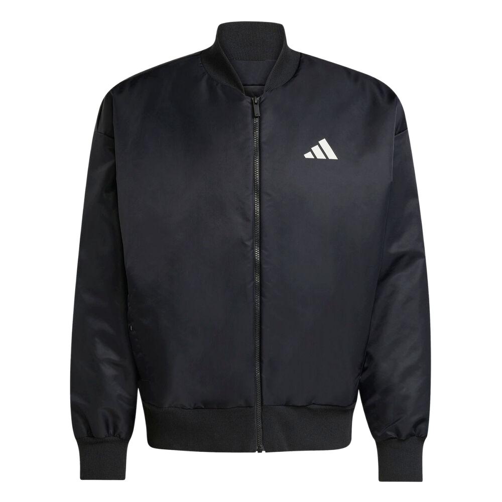 Adidas M Stadium Bmb Logo Three Stripes Stand Collar Zipper Long Sleeve Cotton Jacket Men Jacket JN1825