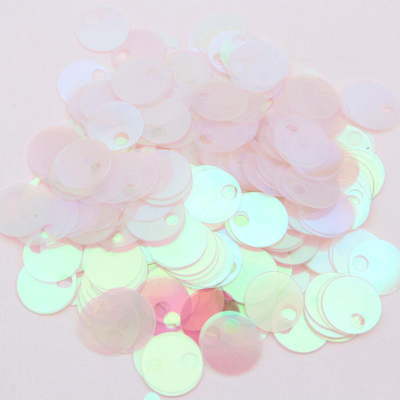 20G 20mm Ploché Kulaté Flitry Paillettes Velký Otvor Sypké Flitry Pro Řemesla Umění Výrobu Šperků Šití Vyšívání Party Dekorace