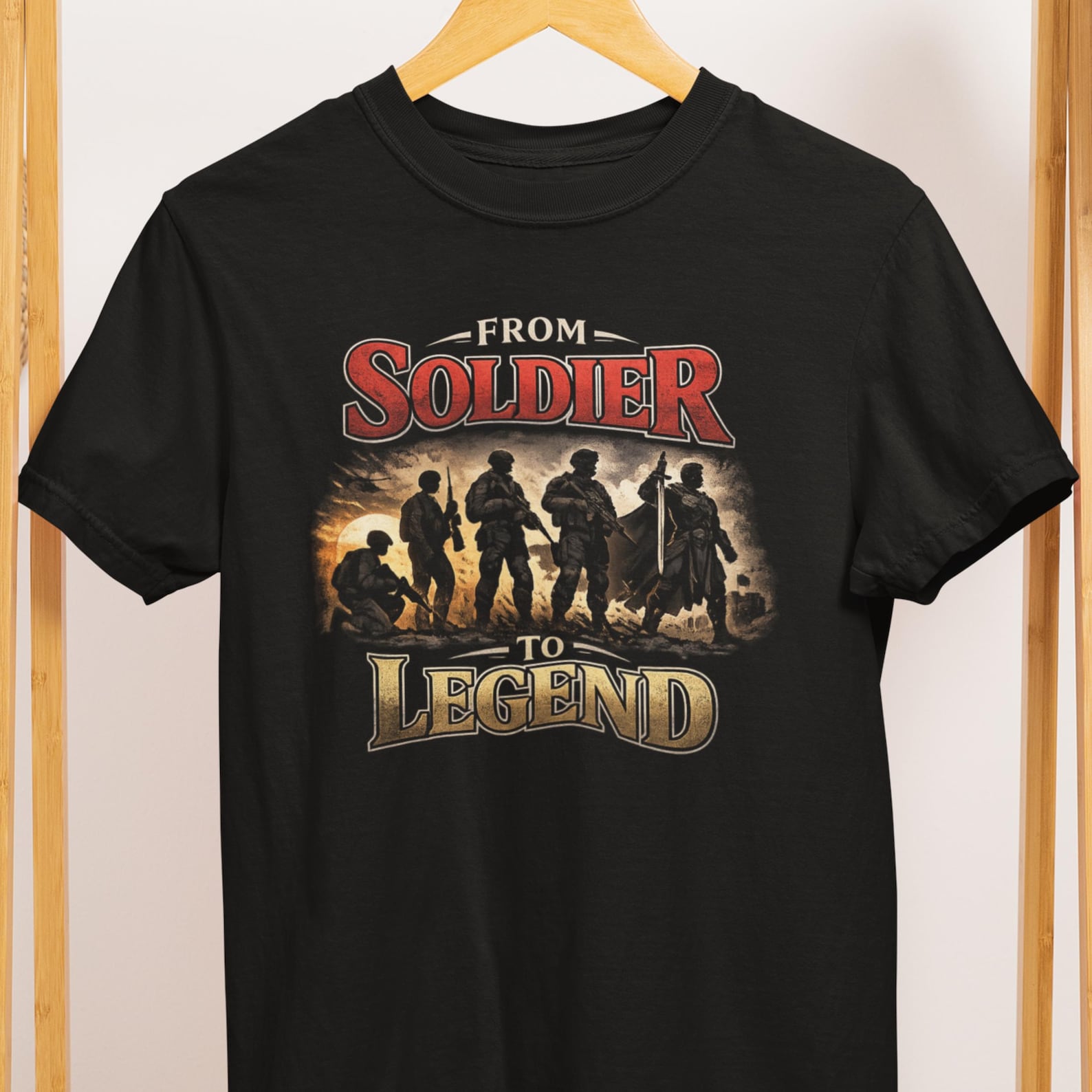 From Soldier To Legend t-shirt veteran gift military retirement tee S