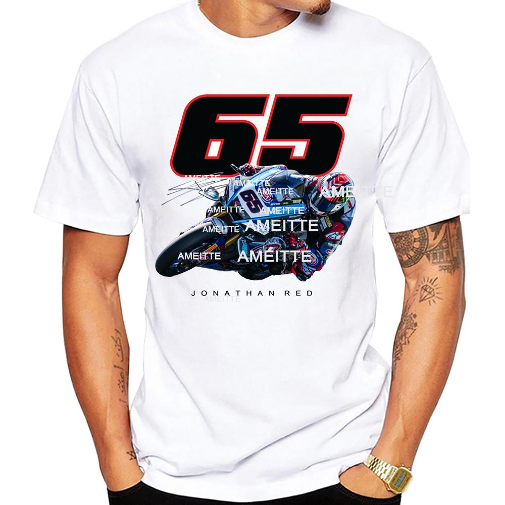 Jonathan Rea 65 Gp Racing Ymha Superbike Legend Tshirt Unisex Short Sleeve Boy Adventure Sport White Tops Motorcycle Rider Tees