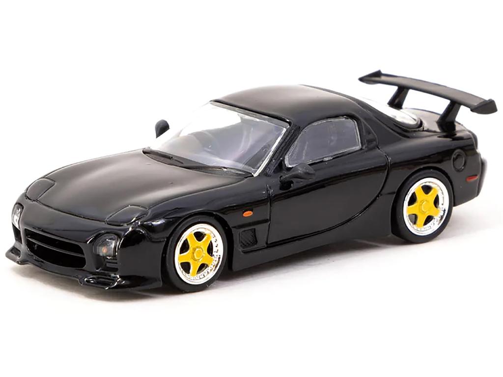 Tarmac Works FD3S Speed Brilliant Black Global64 Series Diecast Model RX-7 A-Spec 1/64 T64G-012-BK