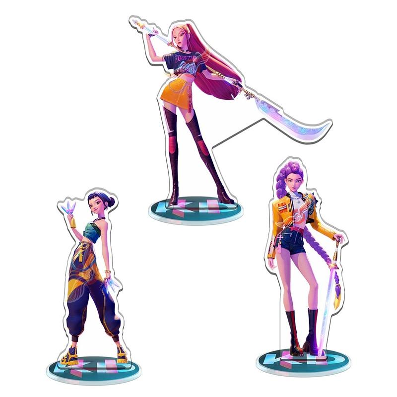 

K-pop Карточки Охотники на демонов Наклейки Аниме Карточки Альбома Huntrix K-pop Брелоки Украшение на день рождения Подарок для фанатов Сувенир